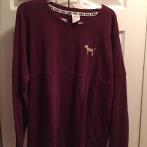 Pink bling sweat shirt